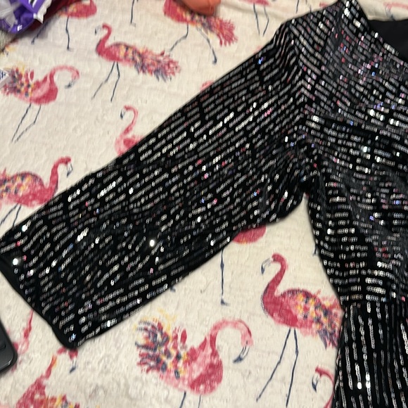 Lane Bryant Sequined Party Dress Size 18 - Picture 3 of 8